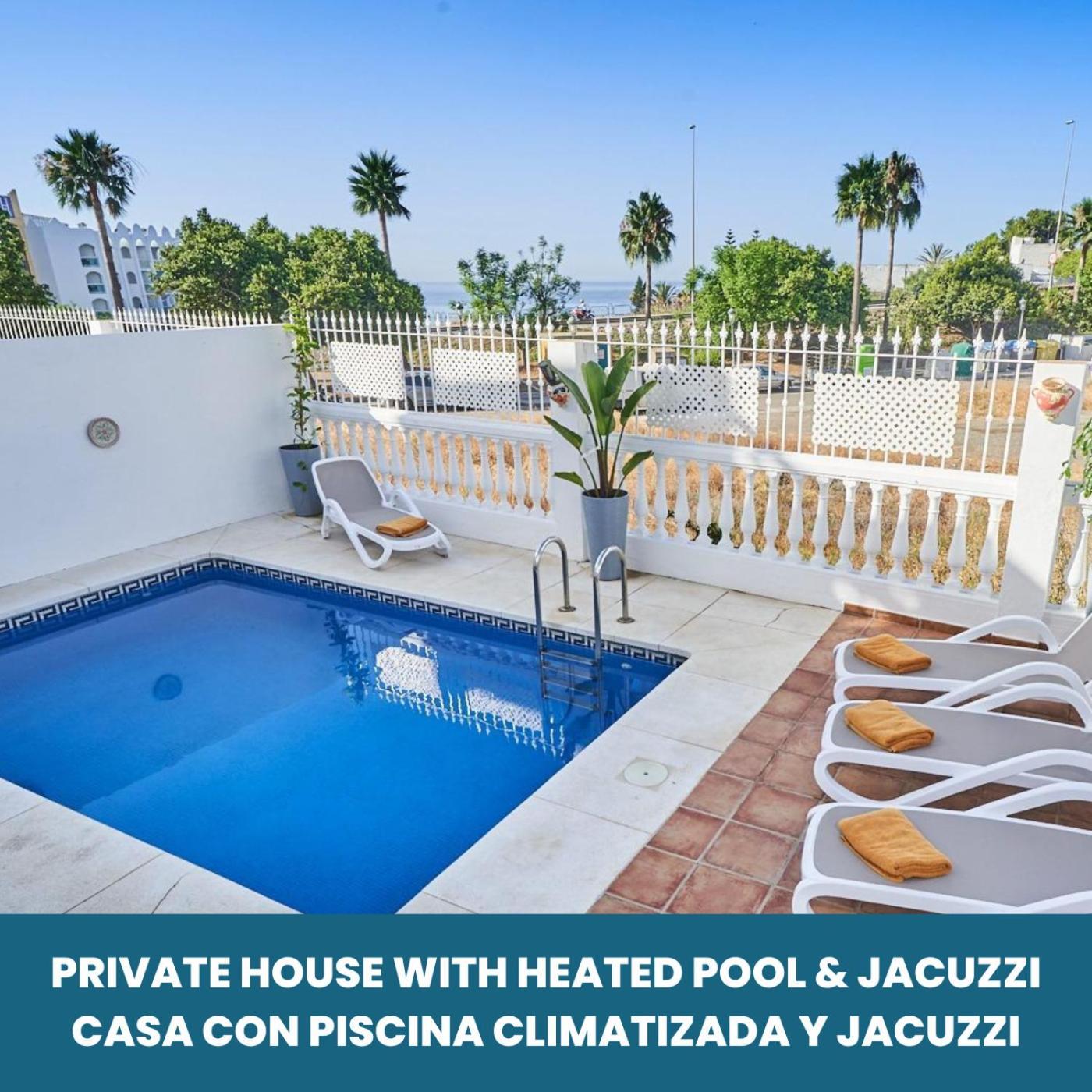 Villa Pura - Private Jacuzzi & Heated Pool ネルハ エクステリア 写真
